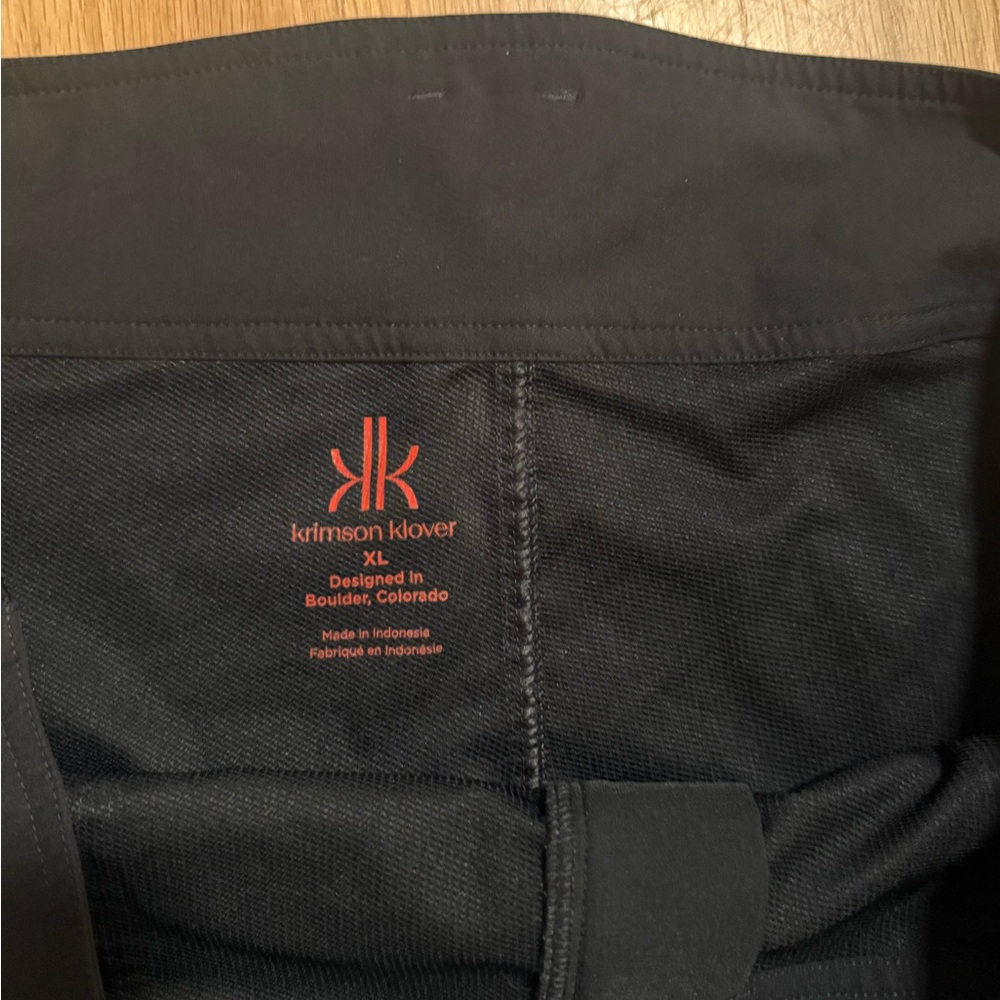 Krimson Klover Black and Orange biking Shorts - Picture 4 of 4